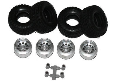 ラジアルタイヤメッキホイルセット