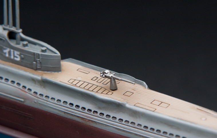 デカール・単装砲1門付