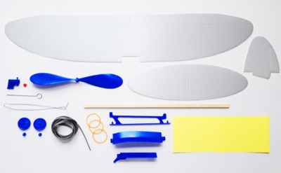 ゴム動力飛行機(丸翼)パーツ